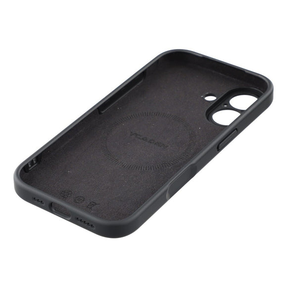 EIDERWOOD iPhone 17 Fleksibelt Plastik Cover m. Foret Inderside - MagSafe Kompatibel - Sort