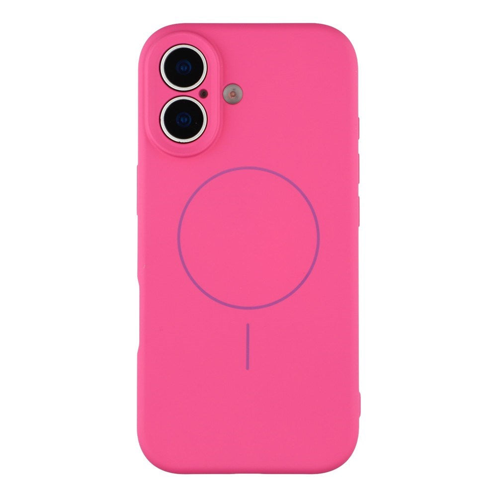 EIDERWOOD iPhone 17 Fleksibelt Plastik Cover m. Foret Inderside - MagSafe Kompatibel - Pink