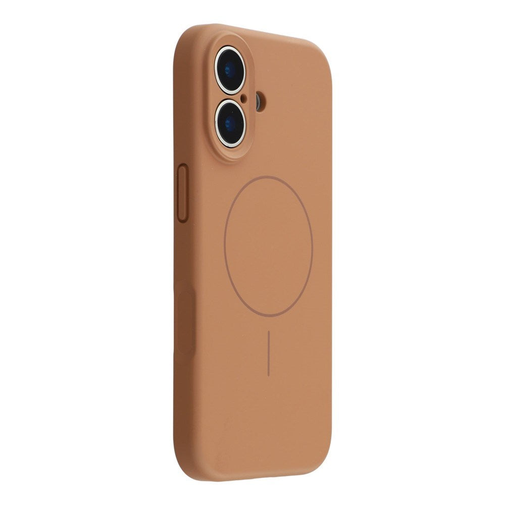 EIDERWOOD iPhone 17 Fleksibelt Plastik Cover m. Foret Inderside - MagSafe Kompatibel - Brun