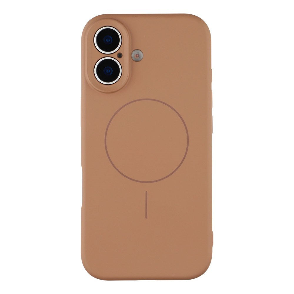 EIDERWOOD iPhone 17 Fleksibelt Plastik Cover m. Foret Inderside - MagSafe Kompatibel - Brun