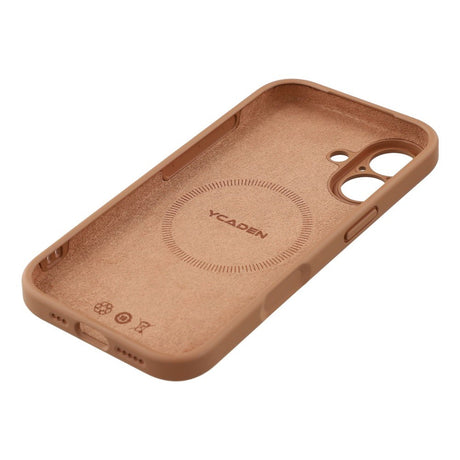EIDERWOOD iPhone 17 Fleksibelt Plastik Cover m. Foret Inderside - MagSafe Kompatibel - Brun