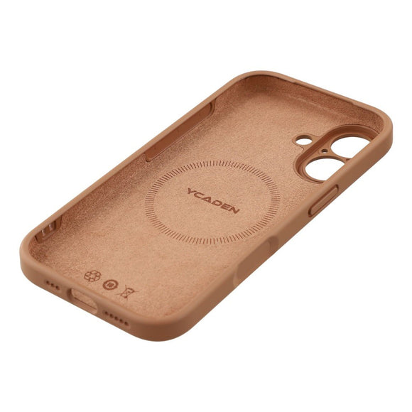 EIDERWOOD iPhone 17 Fleksibelt Plastik Cover m. Foret Inderside - MagSafe Kompatibel - Brun