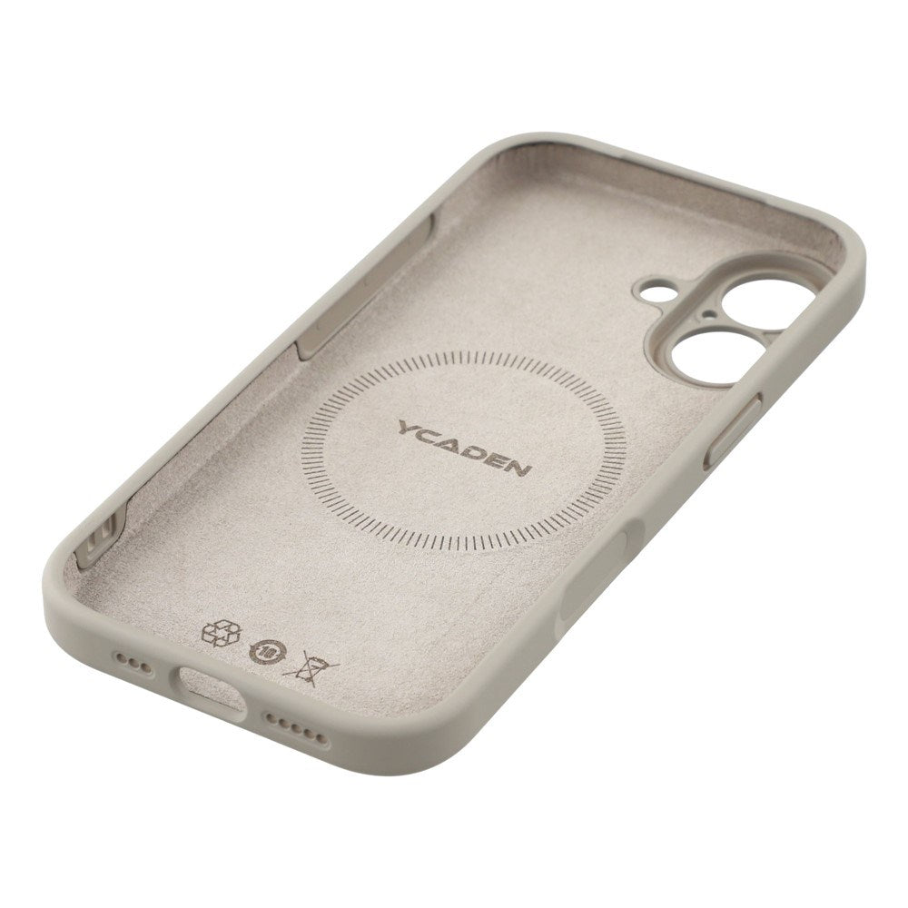 EIDERWOOD iPhone 17 Fleksibelt Plastik Cover m. Foret Inderside - MagSafe Kompatibel - Grå