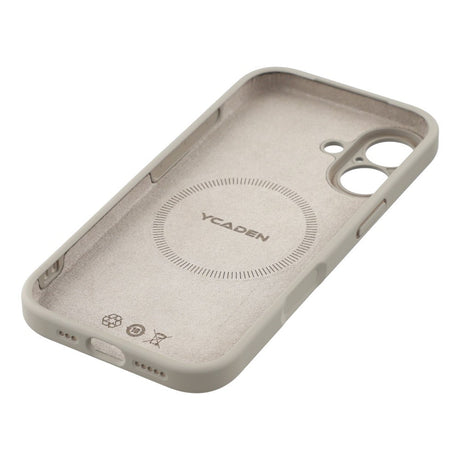 EIDERWOOD iPhone 17 Fleksibelt Plastik Cover m. Foret Inderside - MagSafe Kompatibel - Grå