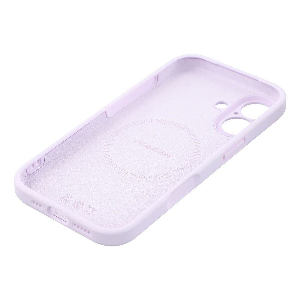 EIDERWOOD iPhone 17 Fleksibelt Plastik Cover m. Foret Inderside - MagSafe Kompatibel - Lys Lilla