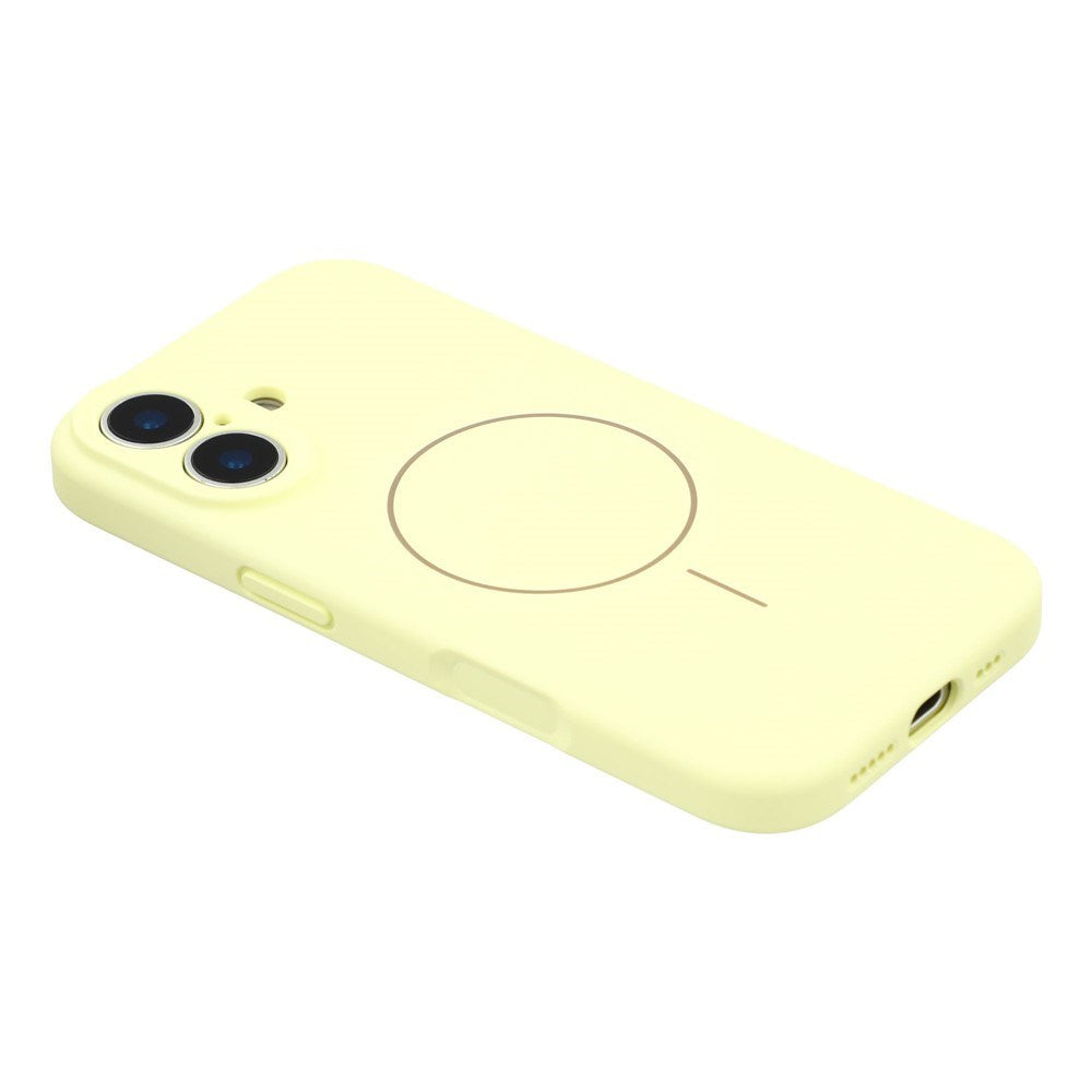 EIDERWOOD iPhone 17 Fleksibelt Plastik Cover m. Foret Inderside - MagSafe Kompatibel - Gul