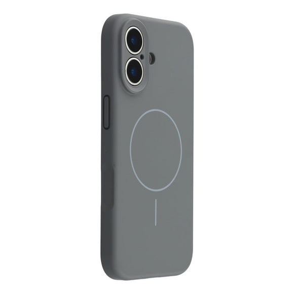 EIDERWOOD iPhone 17 Fleksibelt Plastik Cover m. Foret Inderside - MagSafe Kompatibel - Mørkegrå