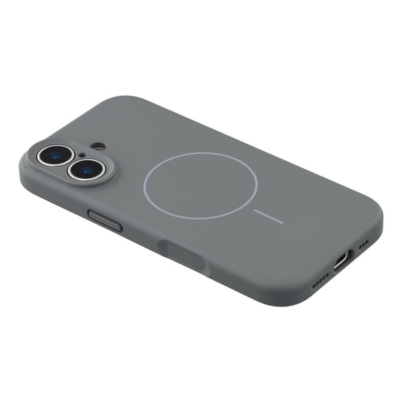 EIDERWOOD iPhone 17 Fleksibelt Plastik Cover m. Foret Inderside - MagSafe Kompatibel - Mørkegrå