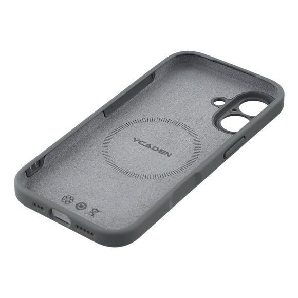 EIDERWOOD iPhone 17 Fleksibelt Plastik Cover m. Foret Inderside - MagSafe Kompatibel - Mørkegrå