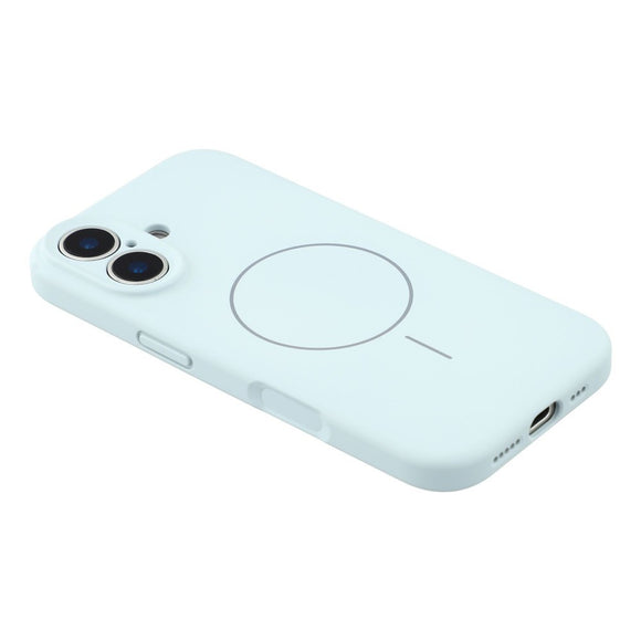 EIDERWOOD iPhone 17 Fleksibelt Plastik Cover m. Foret Inderside - MagSafe Kompatibel - Lyseblå