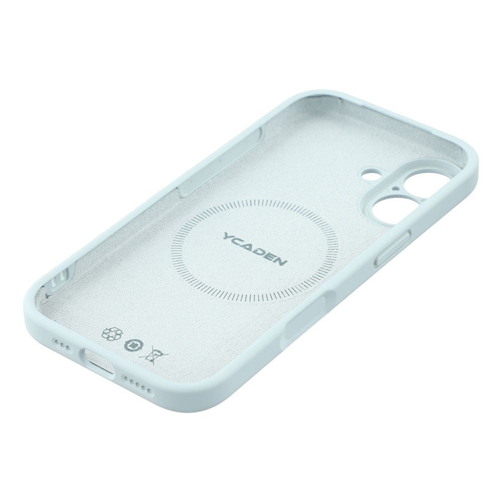 EIDERWOOD iPhone 17 Fleksibelt Plastik Cover m. Foret Inderside - MagSafe Kompatibel - Lyseblå