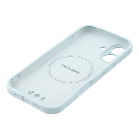 EIDERWOOD iPhone 17 Fleksibelt Plastik Cover m. Foret Inderside - MagSafe Kompatibel - Lyseblå