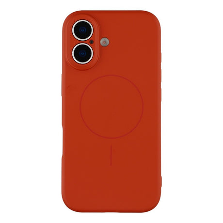 EIDERWOOD iPhone 17 Fleksibelt Plastik Cover m. Foret Inderside - MagSafe Kompatibel - Mørkerød