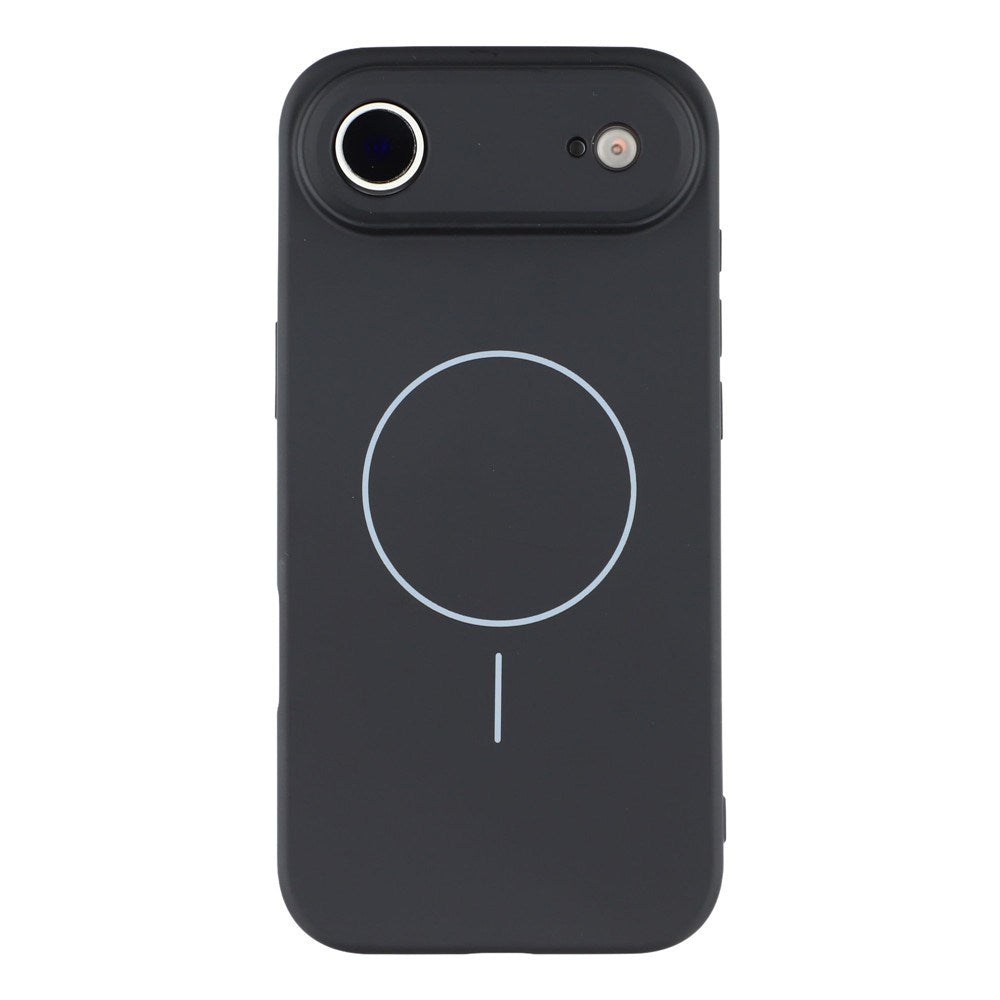 EIDERWOOD iPhone Air Fleksibelt Plastik Cover m. Foret Inderside - MagSafe Kompatibel - Sort