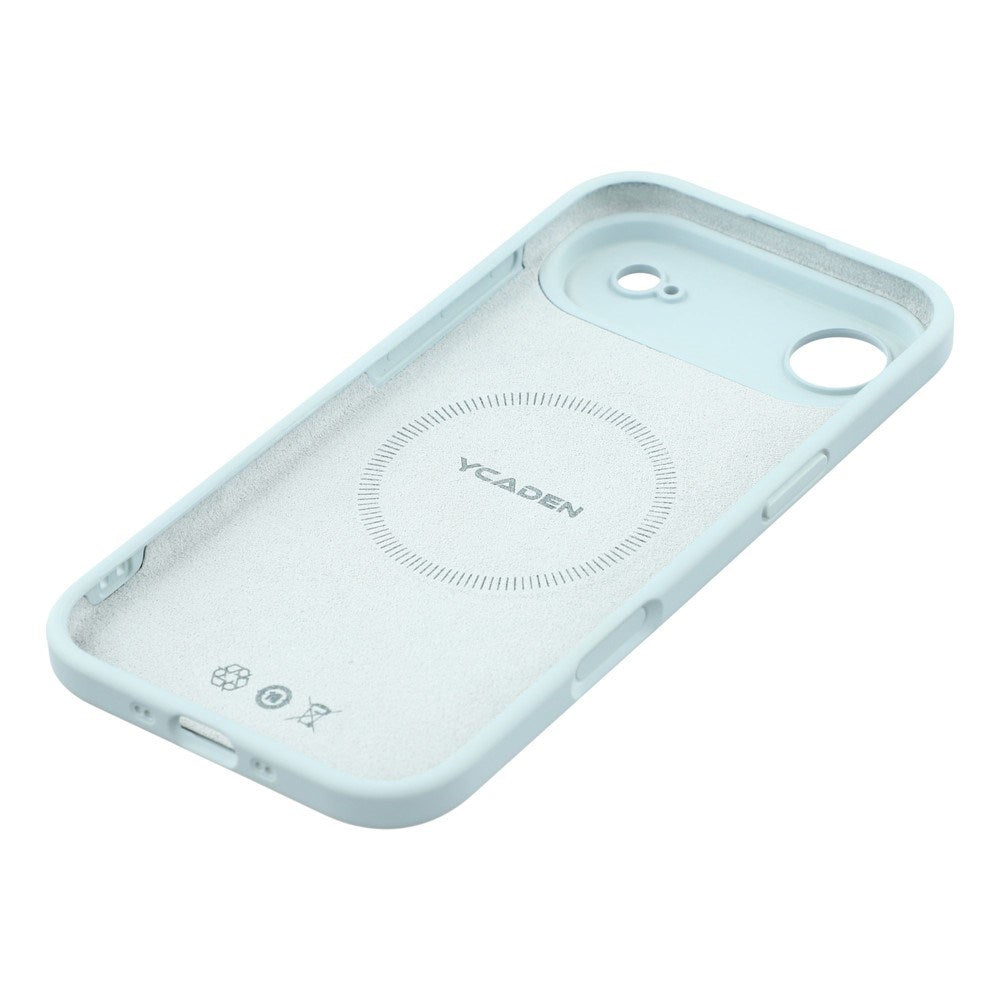 EIDERWOOD iPhone Air Fleksibelt Plastik Cover m. Foret Inderside - MagSafe Kompatibel - Lyseblå