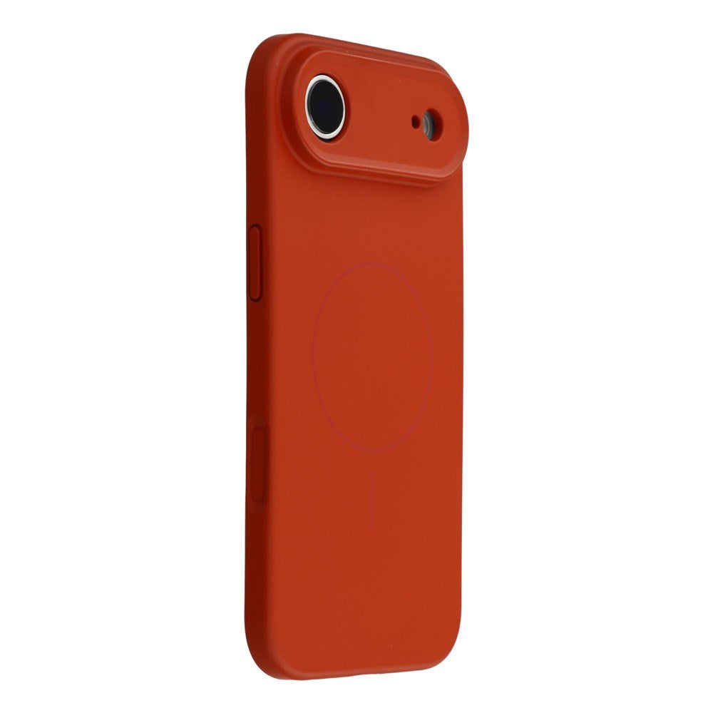 EIDERWOOD iPhone Air Fleksibelt Plastik Cover m. Foret Inderside - MagSafe Kompatibel - Mørkerød