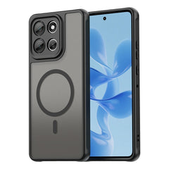 Motorola Moto G86 Power EIDERWOOD Hybrid Plastik Cover - MagSafe Kompatibel - Sort