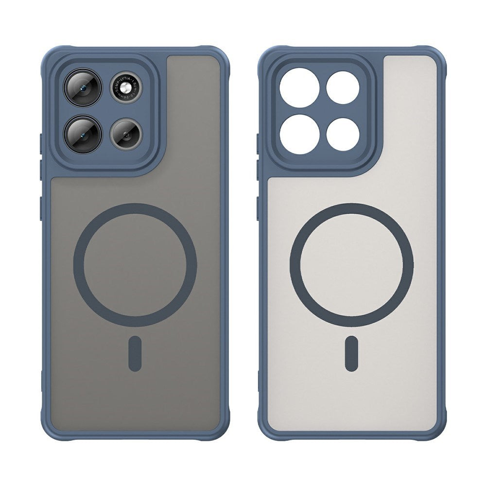 Motorola Moto G86 Power EIDERWOOD Hybrid Plastik Cover - MagSafe Kompatibel - Blå