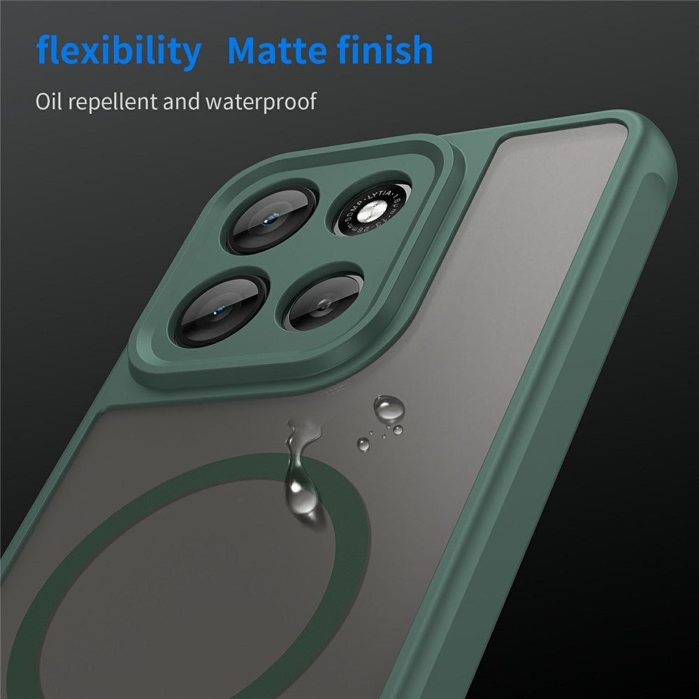 Motorola Moto G86 Power EIDERWOOD Hybrid Plastik Cover - MagSafe Kompatibel - Grøn