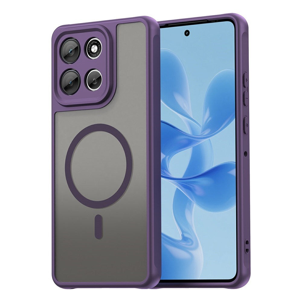 Motorola Moto G86 Power EIDERWOOD Hybrid Plastik Cover - MagSafe Kompatibel - Lilla