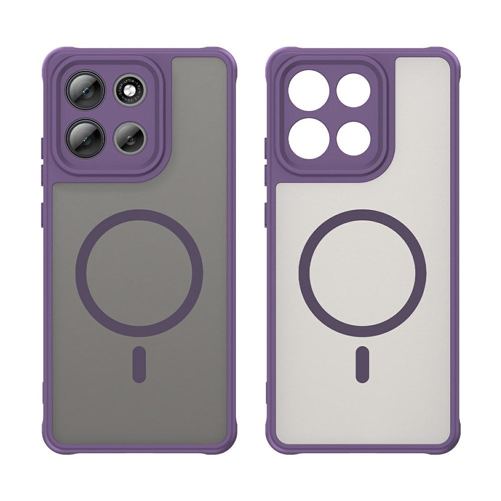Motorola Moto G86 Power EIDERWOOD Hybrid Plastik Cover - MagSafe Kompatibel - Lilla