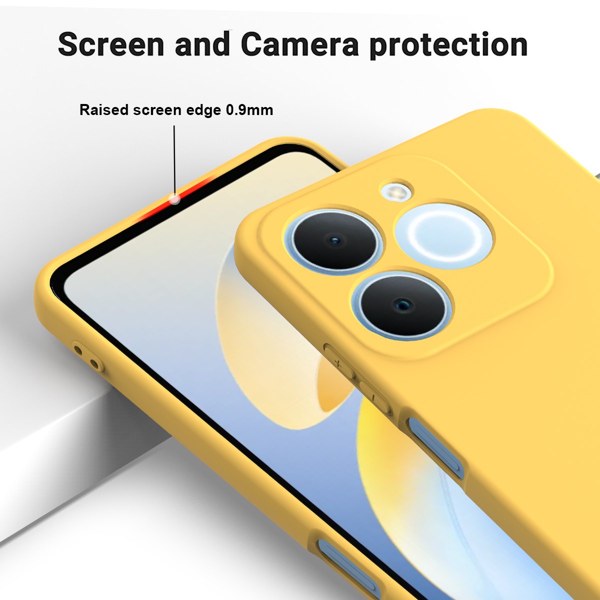 Realme Note 70T EIDERWOOD Foret Silikone Cover m. Strop - Gul