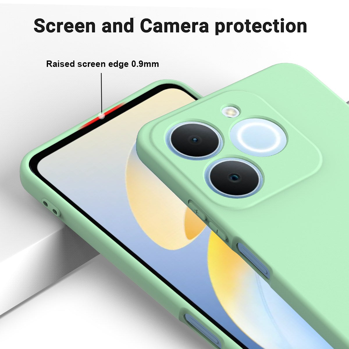 Realme Note 70T EIDERWOOD Foret Silikone Cover m. Strop - Grøn