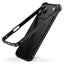 iPhone 17 Pro Max EIDERWOOD Metal Bumper Cover m. Forstærkede Silikone Hjørner - Sort