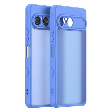 EIDERWOOD Sony Xperia 10 VII Mat Hybrid Cover - Gennemsigtig / Blå