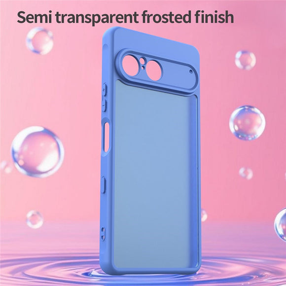 EIDERWOOD Sony Xperia 10 VII Mat Hybrid Cover - Gennemsigtig / Blå