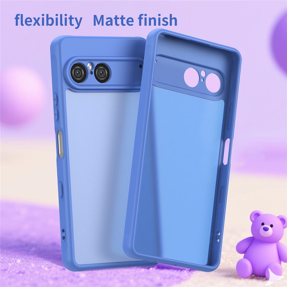 EIDERWOOD Sony Xperia 10 VII Mat Hybrid Cover - Gennemsigtig / Blå