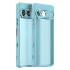 EIDERWOOD Sony Xperia 10 VII Mat Hybrid Cover - Gennemsigtig / Lyseblå