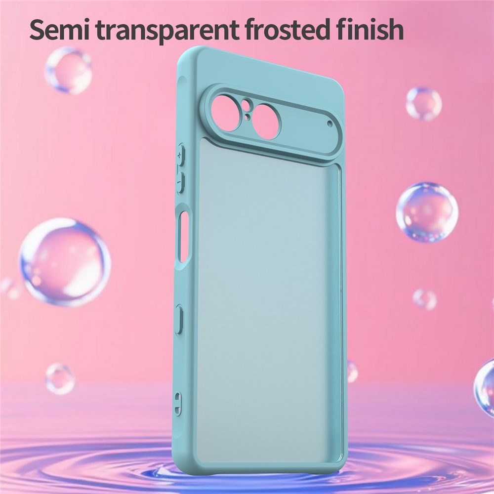 EIDERWOOD Sony Xperia 10 VII Mat Hybrid Cover - Gennemsigtig / Lyseblå