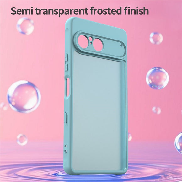 EIDERWOOD Sony Xperia 10 VII Mat Hybrid Cover - Gennemsigtig / Lyseblå