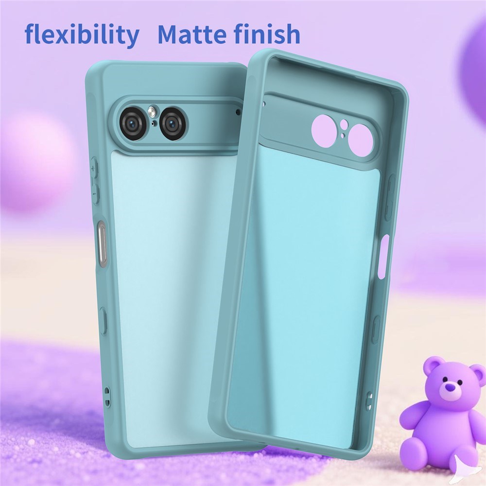 EIDERWOOD Sony Xperia 10 VII Mat Hybrid Cover - Gennemsigtig / Lyseblå