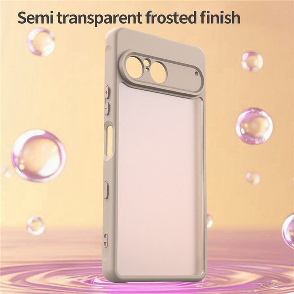 EIDERWOOD Sony Xperia 10 VII Mat Hybrid Cover - Gennemsigtig / Beige
