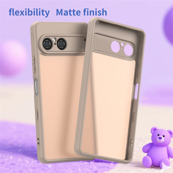 EIDERWOOD Sony Xperia 10 VII Mat Hybrid Cover - Gennemsigtig / Beige