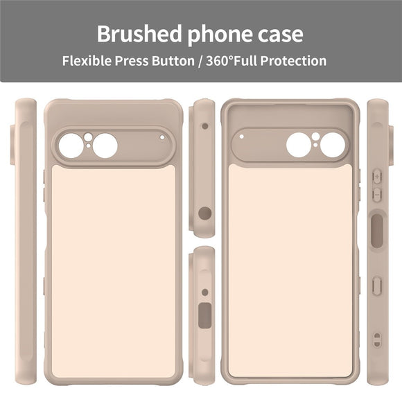 EIDERWOOD Sony Xperia 10 VII Mat Hybrid Cover - Gennemsigtig / Beige