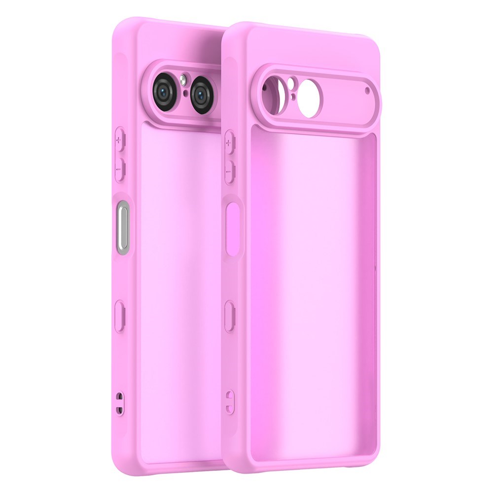 EIDERWOOD Sony Xperia 10 VII Mat Hybrid Cover - Gennemsigtig / Lyserød