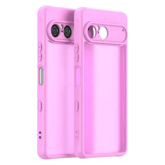 EIDERWOOD Sony Xperia 10 VII Mat Hybrid Cover - Gennemsigtig / Lyserød
