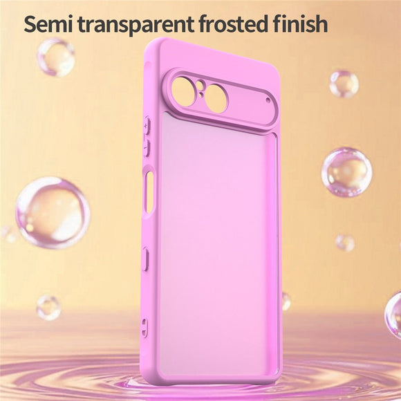 EIDERWOOD Sony Xperia 10 VII Mat Hybrid Cover - Gennemsigtig / Lyserød