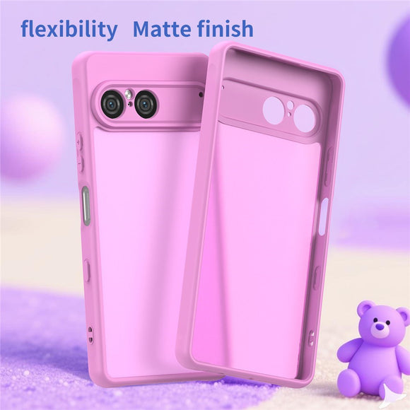 EIDERWOOD Sony Xperia 10 VII Mat Hybrid Cover - Gennemsigtig / Lyserød