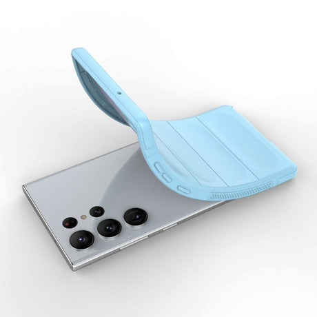 Samsung Galaxy S23 Ultra Fleksibelt Plastik Cover - Baby Blå