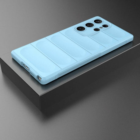 Samsung Galaxy S23 Ultra Fleksibelt Plastik Cover - Baby Blå