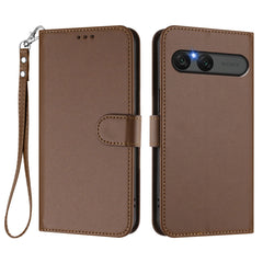 EIDERWOOD Sony Xperia 10 VII Kunstlæder Flip Cover m. Kortholder & Strop - Brun