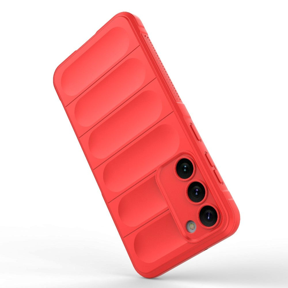 Samsung Galaxy S23 Fleksibelt Plastik Cover - Rød