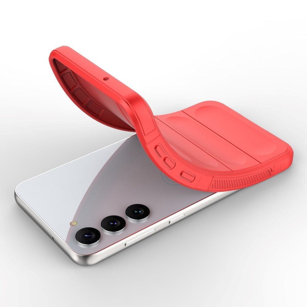 Samsung Galaxy S23 Fleksibelt Plastik Cover - Rød