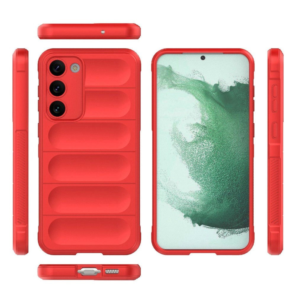 Samsung Galaxy S23 Fleksibelt Plastik Cover - Rød