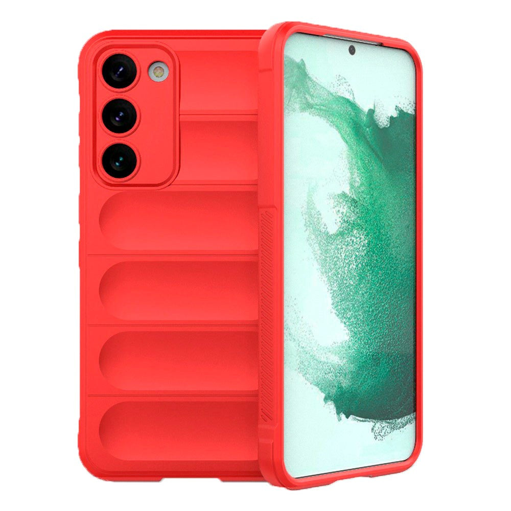 Samsung Galaxy S23 Fleksibelt Plastik Cover - Rød