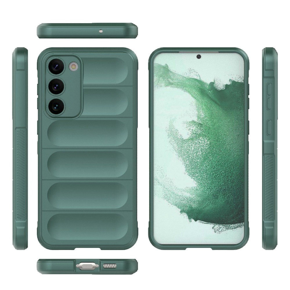 Samsung Galaxy S23 Fleksibelt Plastik Cover - Grøn